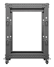 foto de ARMARIO LANBERG ABIERTO RACK 19 15U 600X600 AJUSTABLE HASTA 1100 NEGRO