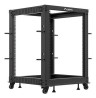 foto de ARMARIO LANBERG ABIERTO RACK 19 15U 600X600 AJUSTABLE HASTA 1100 NEGRO