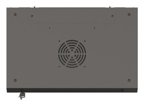 foto de ARMARIO LANBERG MURAL RACK 19 4U 540X350 FLAT PACK NEGRO PUERTA CRISTAL