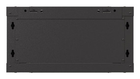 foto de ARMARIO LANBERG MURAL RACK 19 4U 540X350 FLAT PACK NEGRO PUERTA CRISTAL