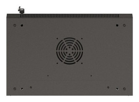 foto de ARMARIO LANBERG MURAL RACK 19 4U 540X350 FLAT PACK NEGRO PUERTA CRISTAL