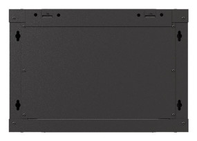 foto de ARMARIO LANBERG MURAL RACK 19 6U 540X350 FLAT PACK NEGRO PUERTA CRISTAL