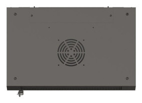 foto de ARMARIO LANBERG MURAL RACK 19 6U 540X350 FLAT PACK NEGRO PUERTA CRISTAL