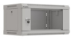 foto de ARMARIO LANBERG MURAL RACK 19 4U 540X350 FLAT PACK GRIS PUERTA CRISTAL