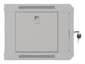 foto de ARMARIO LANBERG MURAL RACK 19 4U 540X350 FLAT PACK GRIS PUERTA CRISTAL