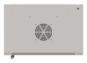 foto de ARMARIO LANBERG MURAL RACK 19 6U 540X350 FLAT PACK GRIS PUERTA CRISTAL