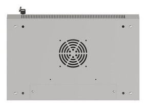 foto de ARMARIO LANBERG MURAL RACK 19 6U 540X350 FLAT PACK GRIS PUERTA CRISTAL