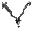 foto de SOPORTE MESA PANTALLA GIRATORIA INCLINABLE 2 BRAZOS 13-34'' NEGRO