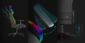 foto de SILLA GAMING GENESIS TRIT 660 RGB GRIS