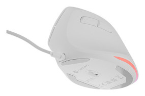 foto de RATON NATEC CRAKE 2 PRO VERTICAL DIESTRO 12.800 DPI OPTICO BLANCO USB
