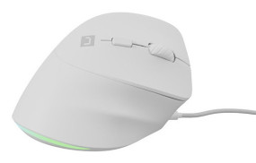 foto de RATON NATEC CRAKE 2 PRO VERTICAL DIESTRO 12.800 DPI OPTICO BLANCO USB