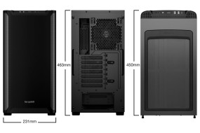 foto de CAJA BEQUIET PURE BASE 501 ATX 1XUSB 3.0 SIN FUENTE NEGRO