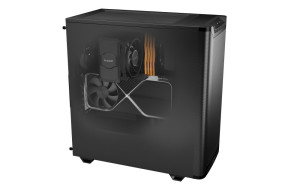 foto de CAJA BEQUIET PURE BASE AIRFLOW 501 ATX 2XVENT 140 MM S/N NEGRO