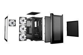 foto de CAJA BEQUIET PURE BASE 501 LX 4XVENT 140 MM S/N NEGRO