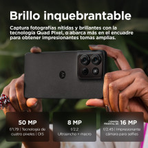 foto de SMARTPHONE MOTOROLA THINKPHONE 25 8GB/256GB 5G CARBON BLACK