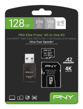 foto de MICRO SD PNY 128GB ELITE UHS-I C10 U3 V30