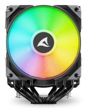 foto de VENTILADOR CPU SHARKOON A60 RGB 120MM NEGRO