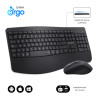 foto de COMBO TECLADO RATON SUBBLIM PROWAVE ERGO INALAMBRICO NEGRO