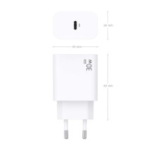 foto de CARGADOR AISENS GAN 30W 1XUSB-C PD3.0 BLANCO