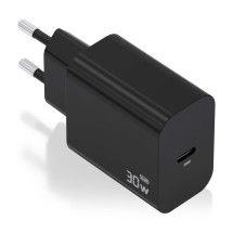 foto de CARGADOR AISENS GAN 30W 1XUSB-C PD3.0 NEGRO