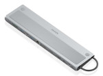 foto de USB-C DOCK AISENS 12 EN 1 USB-C 2XHDMI 4K 1XDP 1XRJ45 3XUSB-A 1XUSB-C