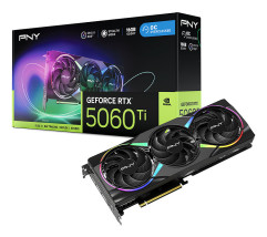 foto de TARJETA GRAFICA PNY RTX 5060 TI 16GB ARGB OVERCLOCKED TRIPLE FAN