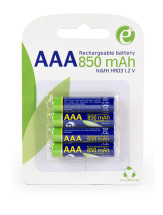 foto de PILAS AAA GEMBIRD NI-MH RECARGABLE 850 MAH 4PCS BLISTER PACK