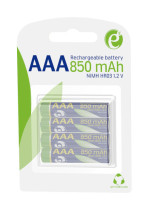 foto de PILAS AAA GEMBIRD NI-MH RECARGABLE 850 MAH 4PCS BLISTER PACK