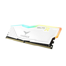 foto de DDR4 TEAMGROUP T-FORCE DELTA RGB 8GB X2 3600 BLANCO
