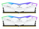 foto de DDR5 TEAMGROUP T-FORCE DELTA RGB 32GB X2 6000 BLANCO