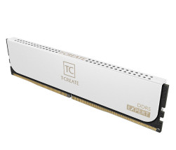 foto de DDR5 TEAMGROUP T-CREATE EXPERT RGB 16GB X2 6000 BLANCO