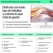 foto de MONITOR HP 524sf S5 FHD 24 IPS HDMI VGA 100Hz 5ms PLATA