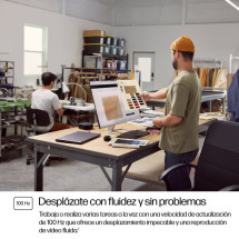 foto de MONITOR HP 524sf S5 FHD 24 IPS HDMI VGA 100Hz 5ms PLATA