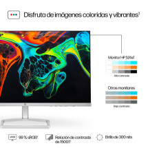 foto de MONITOR HP 524sf S5 FHD 24 IPS HDMI VGA 100Hz 5ms PLATA