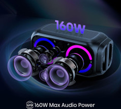 foto de Hisense Party Rocket 160 Altavoz para fiestas Negro 160 W