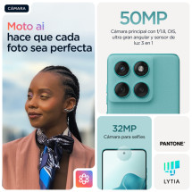 foto de SMARTPHONE MOTOROLA MOTO EDGE 60 FUSION 5G 8GB/256GB AMAZONITE