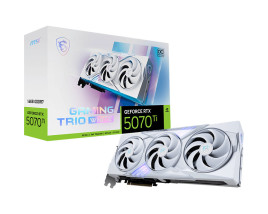 foto de TARJETA GRAFICA MSI RTX 5070TI 16G GAMING TRIO OC WHITE