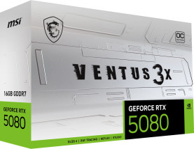 foto de TARJETA GRAFICA MSI RTX 5080 16G VENTUS 3X OC WHITE