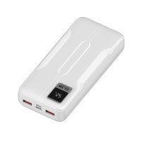 foto de LEOTEC POWERBANK 20000MAH 22,5W PD20W BLAN (1 USB-C+2USB-A INC USB-A A USB-C)