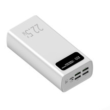 foto de LEOTEC POWERBANK 30000MAH 22,5W PD20W BLAN (1 USB-C+4USB-A INC USB-A A USB-C)