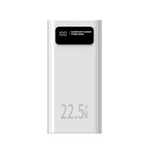 foto de LEOTEC POWERBANK 30000MAH 22,5W PD20W BLAN (1 USB-C+4USB-A INC USB-A A USB-C)