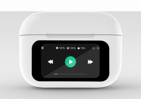 foto de AURICULARES GEMBIRD TWS-LCD-ANC-01-W BLANCO BT