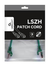 foto de CABLE RED GEMBIRD S/FTP CAT.6A LSZH 0,25M VERDE