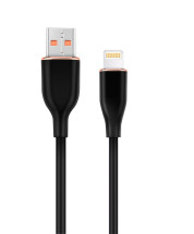 foto de CABLE DE CARGA Y DATOS GEMBIRD DE SILICONA PREMIUM DE 8 CLAVIJAS 1,5 M NEGRO