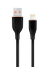foto de CABLE DE CARGA Y DATOS GEMBIRD DE SILICONA PREMIUM DE 8 CLAVIJAS 1,5 M NEGRO