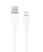 foto de CABLE DE CARGA Y DATOS GEMBIRD DE SILICONA PREMIUM DE 8 CLAVIJAS 1,5 M BLANCO