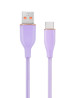 foto de CABLE DE CARGA Y DATOS GEMBIRD USB TIPO C DE SILICONA PREMIUM 1,5 M VIOLETA