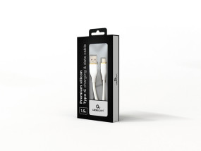 foto de CABLE DE CARGA Y DATOS GEMBIRD USB TIPO C DE SILICONA PREMIUM 1,5 MBLANCO