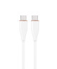 foto de CABLE DE CARGA Y DATOS GEMBIRD (PD) TIPO-C SILICONA ALTA CALIDAD 1,5M BLANCO