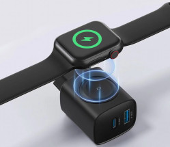 foto de CARGADOR GEMBIRD 2-1 USB CARGA RAPIDA + APPLE WATCH NEGRO